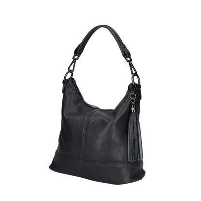 Jean leather shoulder bag