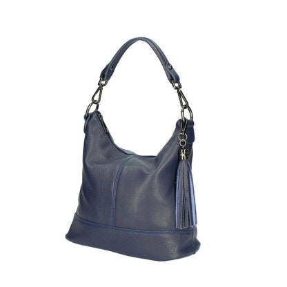 Jean leather shoulder bag