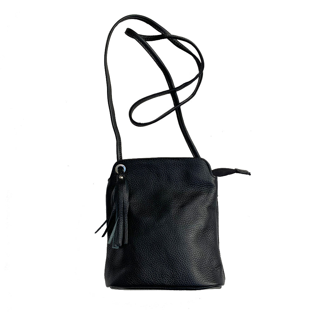 Mila leather handbag from Italy