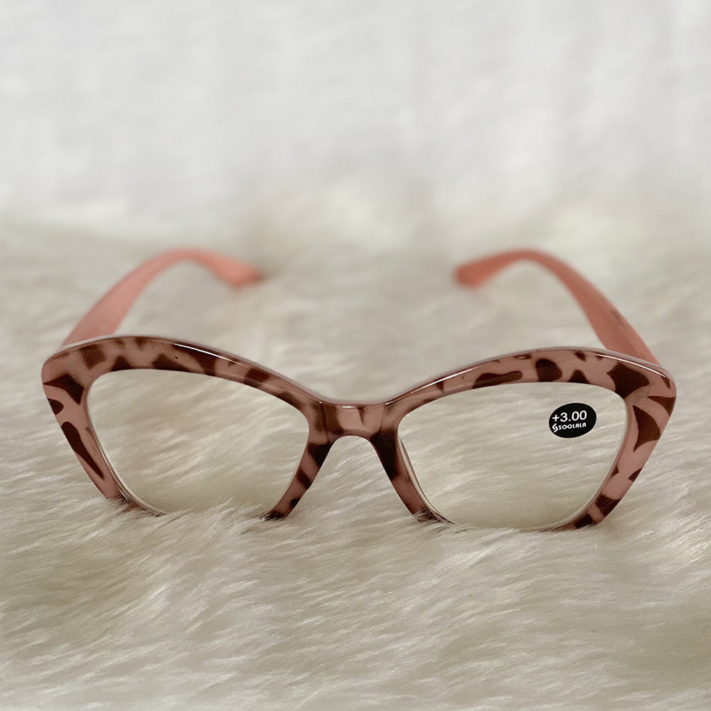 Lulu readers - pink leopard