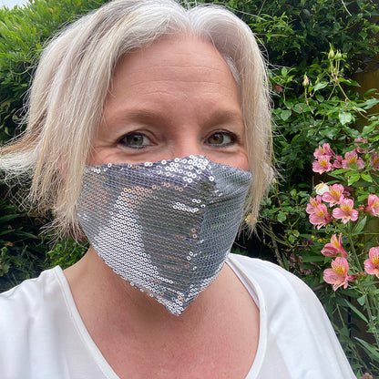 Sequin face masks